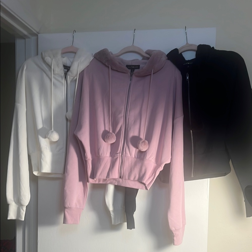 Faux Fur Hoodie Set